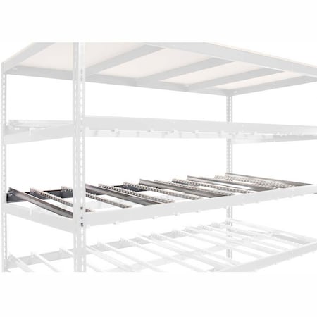 Global Industrial Gravity Flow Carton Rack Additional Level 96inX36in 653275